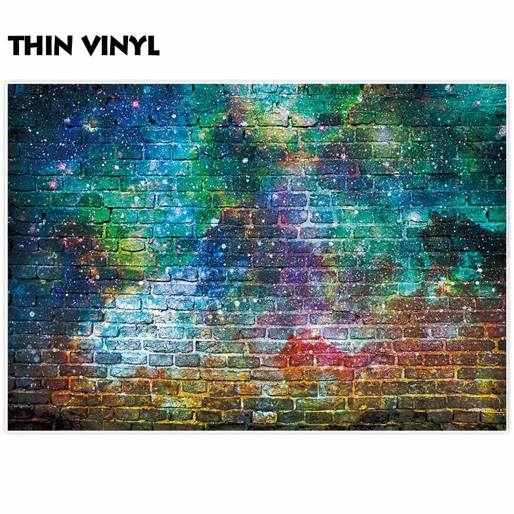 Allenjoy фотография Фон Кирпичная стена звездное небо гранж блестящие aaa реквизит