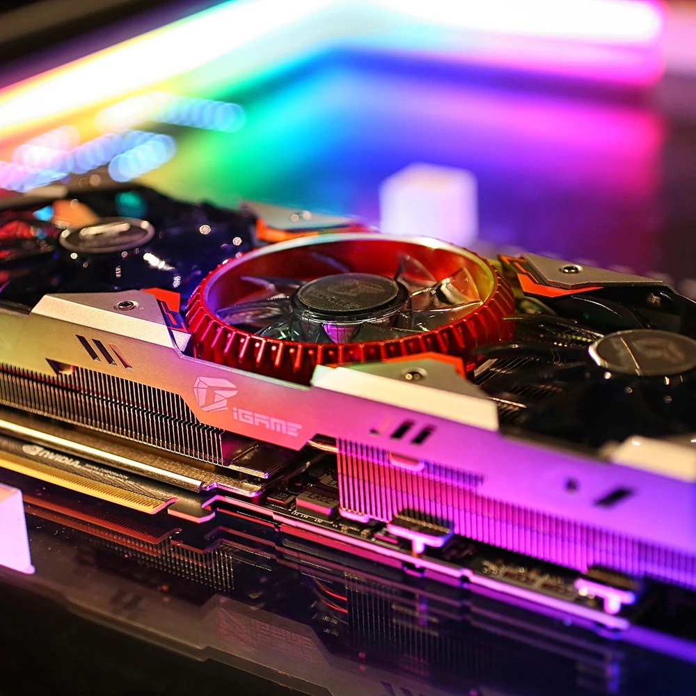 Красочная графическая карта GeForce RTX 2080 Advanced OC 256 Bit GDDR6 8G для Nvidia GPU игровая видеокарта GDDR6 8GB 6+ 8 pin