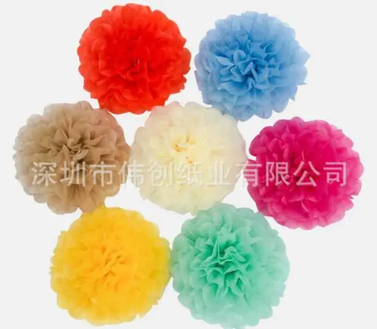 Сувениры для вечеринки 5 дюймов Розовые Круглые Цветочные шары сделай сам