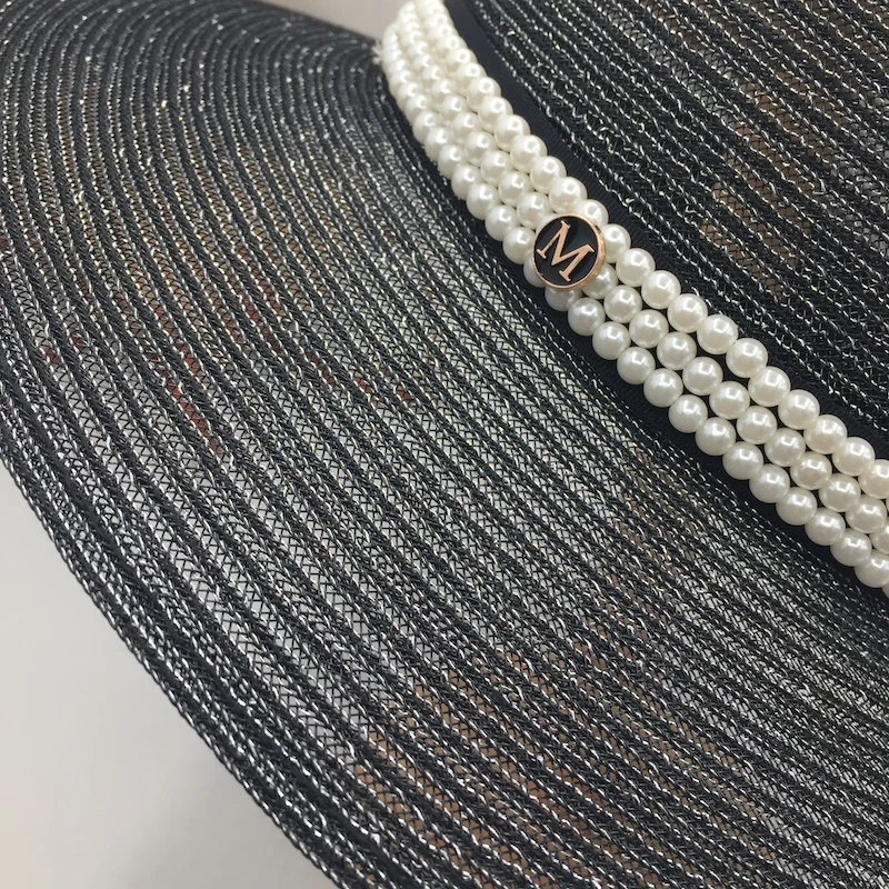 Весна лето новый перспектива шляпа рыбака flash Модные женские черный праздник хан