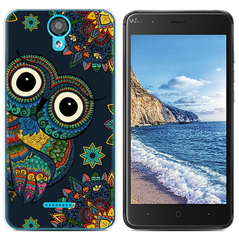 Мягкие ТПУ чехлы для Fundas Wiko Harry Чехлы 5 0 &quotWiko чехол окрашенный силиконовый