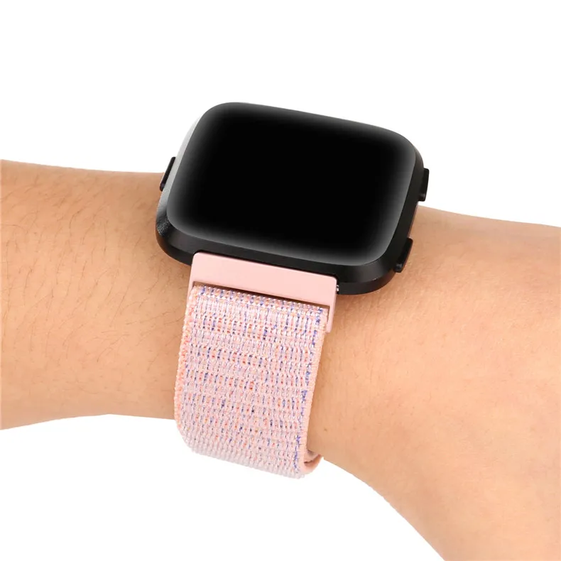Спортивная петля ремешок для Fitbit versa/versa 2/versa lite correa нейлоновый браслет ремень дышащий fitbit versa аксессуары для часов