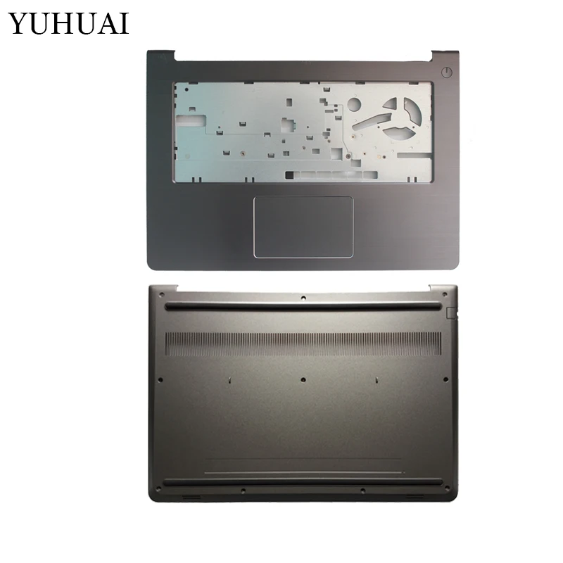 Чехол для ноутбука Dell Vostro 14 5000 14-5459 14 5459 Упор для рук верхняя крышка с сенсорной панелью/нижний чехол 0HN7YY 66T-1264-A00 - Цвет: C and Gray