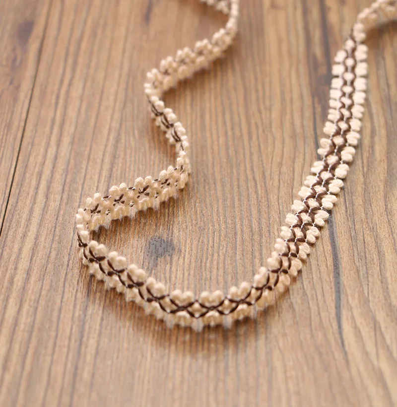 5 ярдов высококачественные кружевные хлопковые кружева для шитья мебель дома