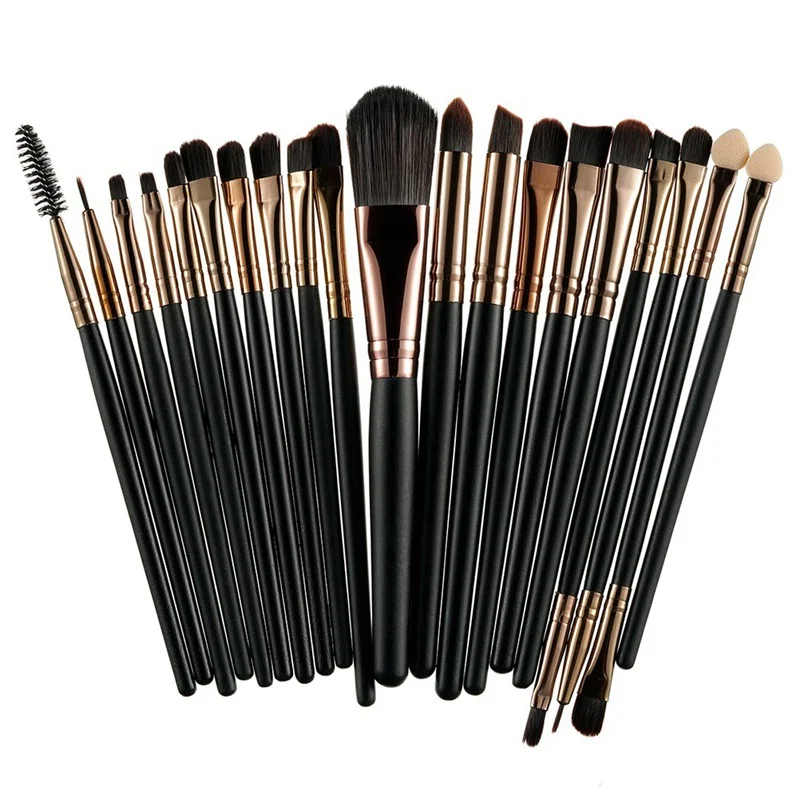 Кисти для макияжа 2ROSALIND синтетический волос 20 шт.|makeup brush set|professional makeup setbrush set |