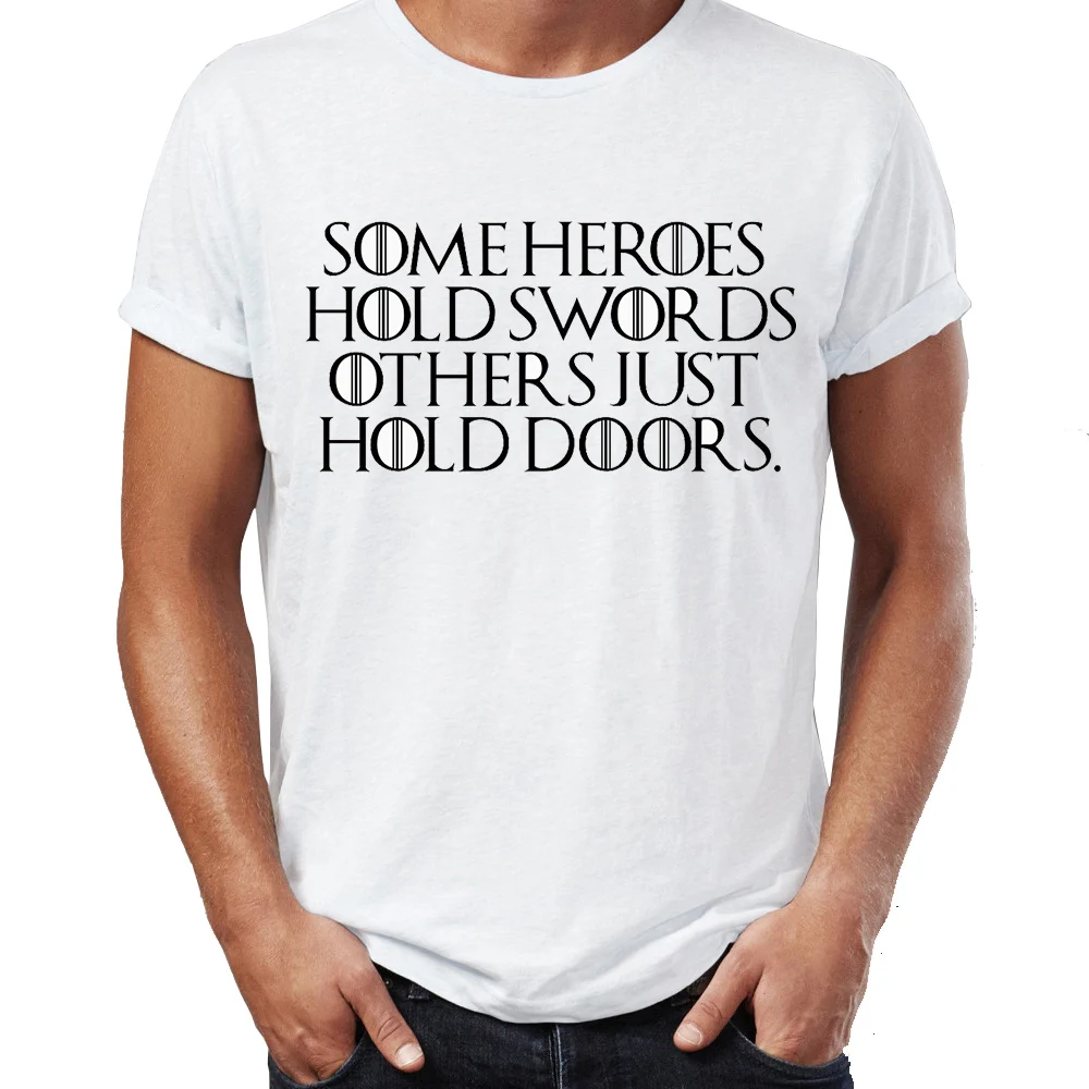 Мужская футболка Игра престолов Valar Morghulis Hodor Hold The Door Bastard Art Awesome Tee | одежда