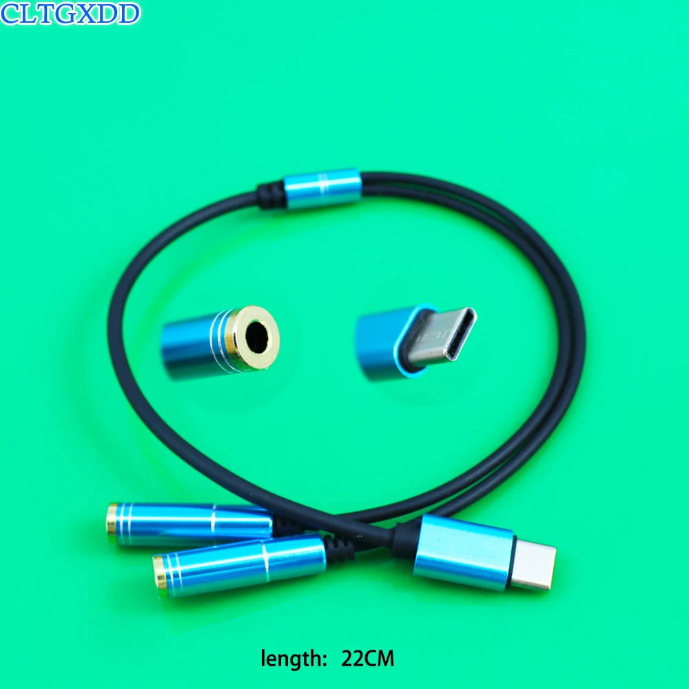 Аудиокабель адаптер cltgxdd с разъемом USB 3 5 типа C на два разъема мм для Xiaomi 6 8 Huawei P20