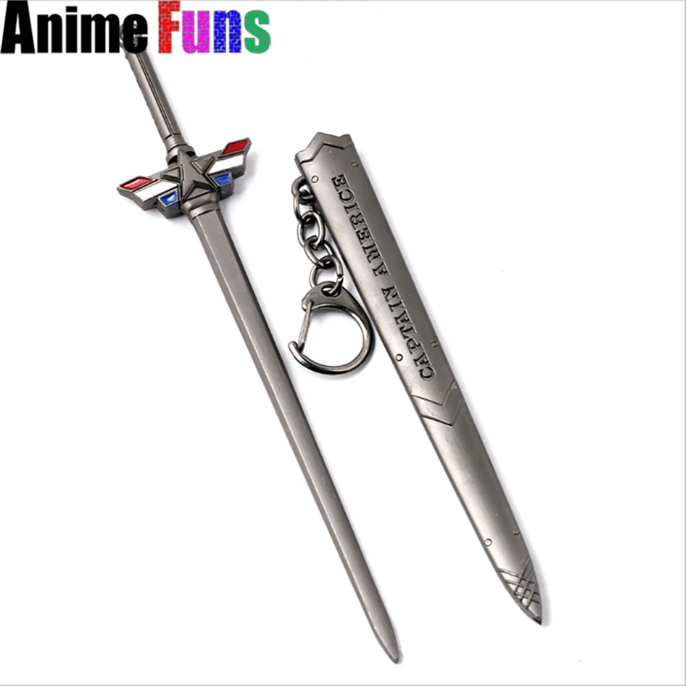 17 см 5 видов брелок в виде оружия Капитана Америки Железного человека Бэтмена