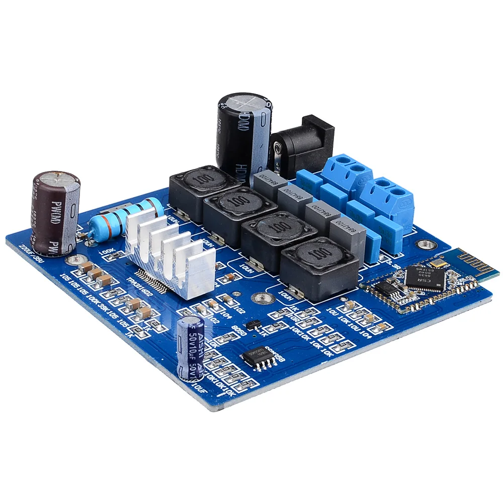 Новинка TPA3116 Bluetooth CSR 4 0 Класс D плата стерео усилителя звука 2*50 Вт + 24 В 5 А адаптер