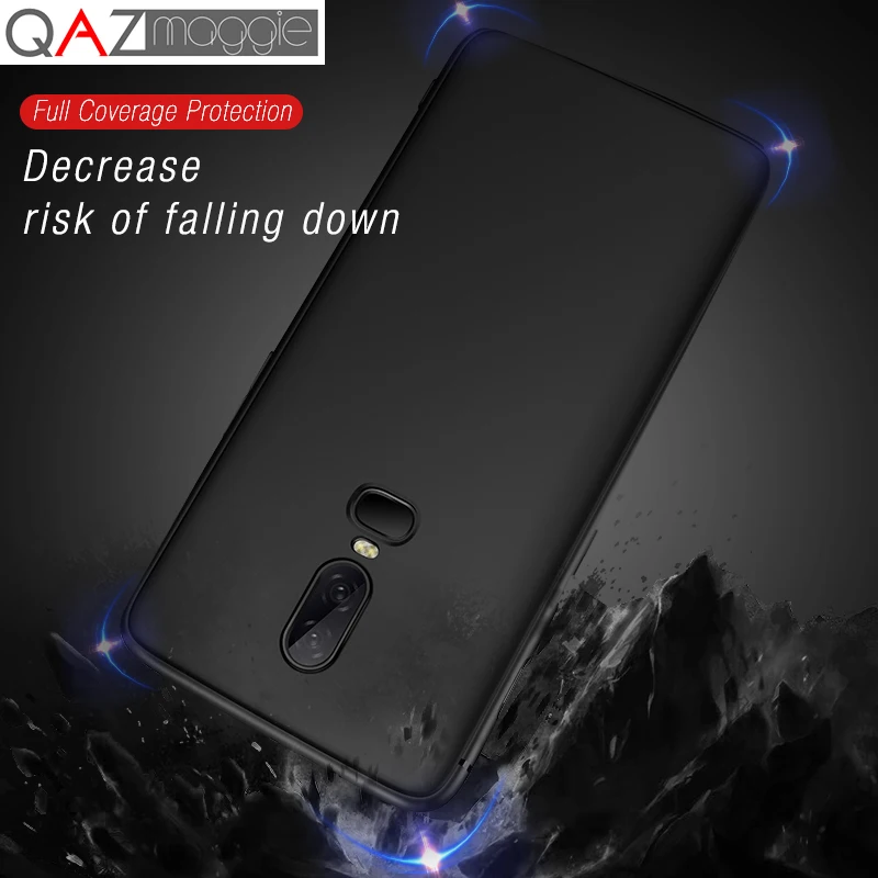 OnePlus 6T чехол 6 Ультратонкий мм 0 Анти-отпечатков пальцев матовый TPU для телефона One
