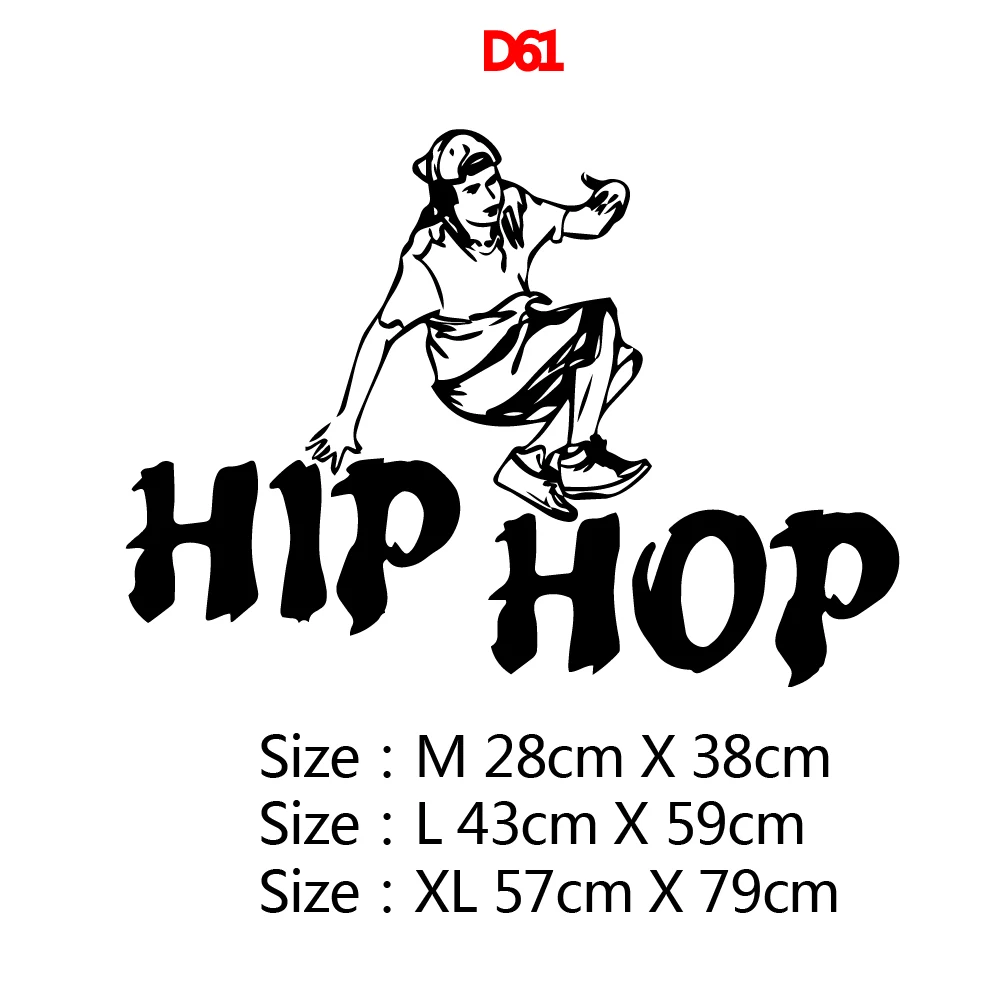 Artistic hip hop dance Sticker Waterproof Vinyl Wallpaper Home Decor Living Room Children Removable Mural | Дом и сад