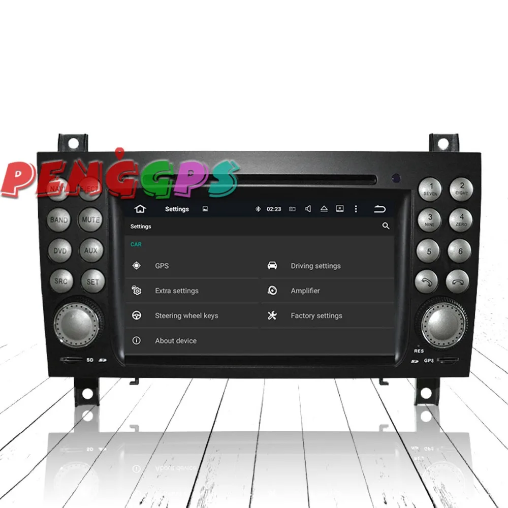 Android 8 0 7 1 автомобильное радио стерео GPS-головное устройство для Mercedes Benz SLK-171 2004-2008