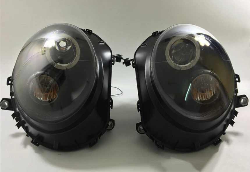 

Qirun светодиодный глаза ангела фары в сборе с объектив для BMW MINI R50 R53 2001-2006