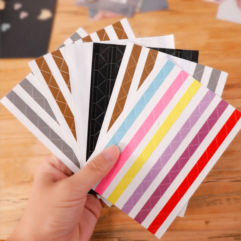 2 листа/партия самоклеящиеся уголки для фотоальбомов|Сумки фото-/видеокамеры| |