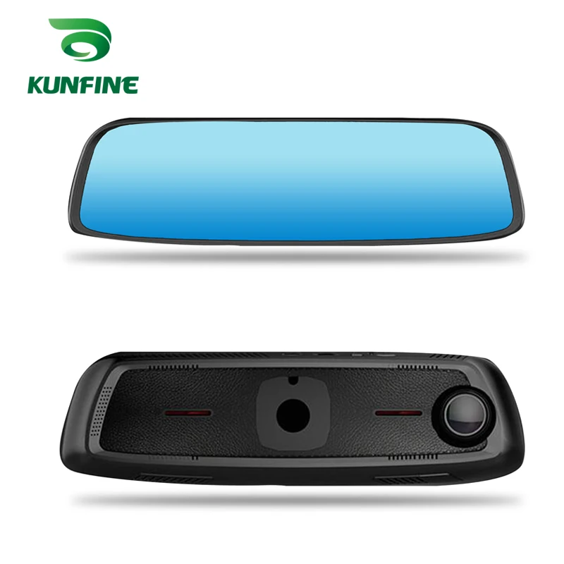 KUNFINE 10 "Android GPS Navi видеорегистратор Автомобильный зеркальный двойная камера