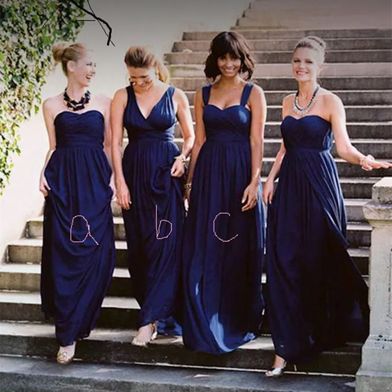 Длинные платья подружки невесты в 3 стилях свадебное платье вечернее для