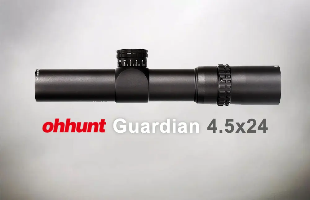 Охотничий оптический прицел ohhunt Guardian 4,5x24, 30 мм, тактический оптический прицел 1/2, полумиллиметровый точечный прицел