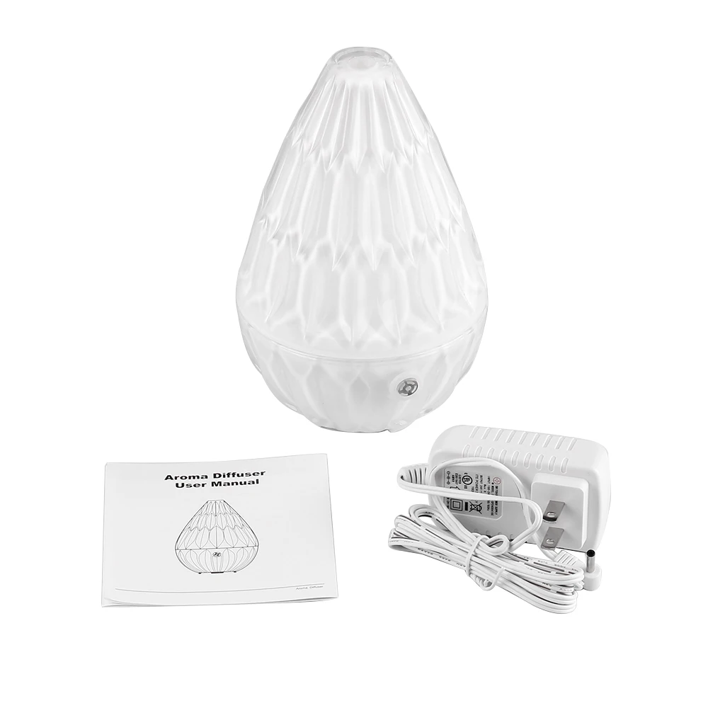 Glass Aromatherapy Essential Oil Diffuser Air Humidifier with Color LED Lights Ultrasonic Purifier Aroma Mist Maker |