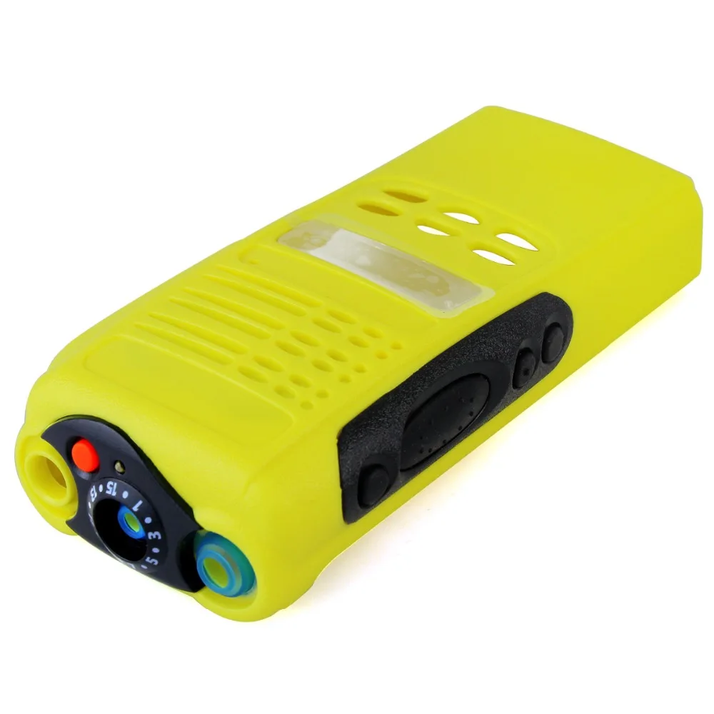 Чехол и ручка для Motorola GP360 HT1250 желтого цвета|cover covers|kit kitscover for motorola |
