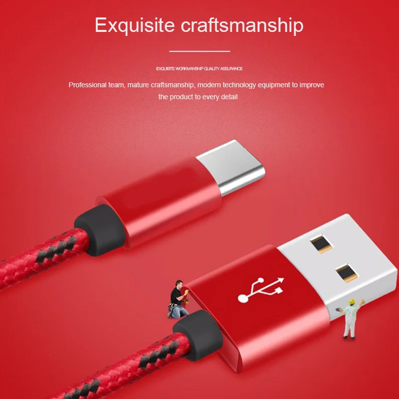 5 V 2A Quick Charge Тип C USB Зарядное устройство кабель для Xiaomi mi A2 mi 8 lite-9(США); красные mi Note 7 PocoPhone F1 LG G6 G7 Thiq мото thiq Мощность