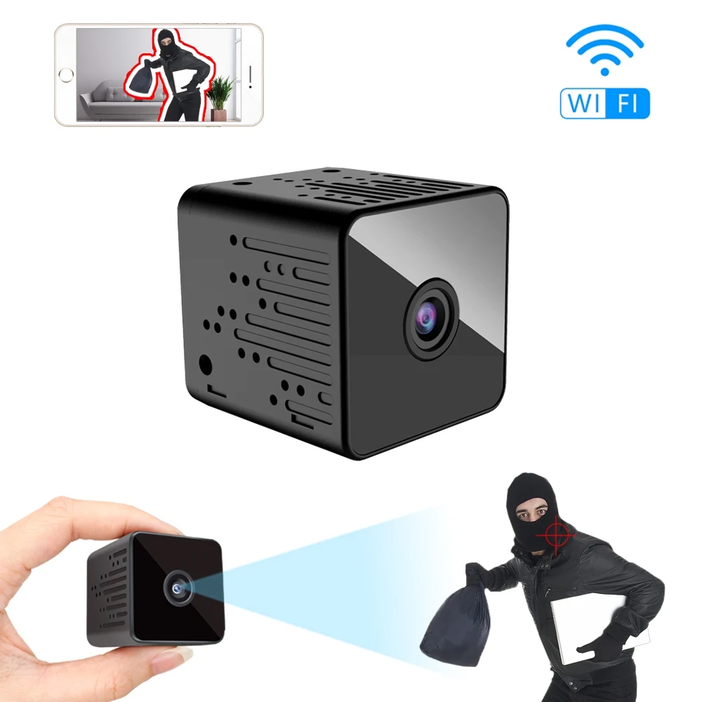 ZTour Q9H HD мини Wi-Fi камера, портативная ip-камера с ночным видением V380 Pro камера для наблюдения безопасности Макс 128G