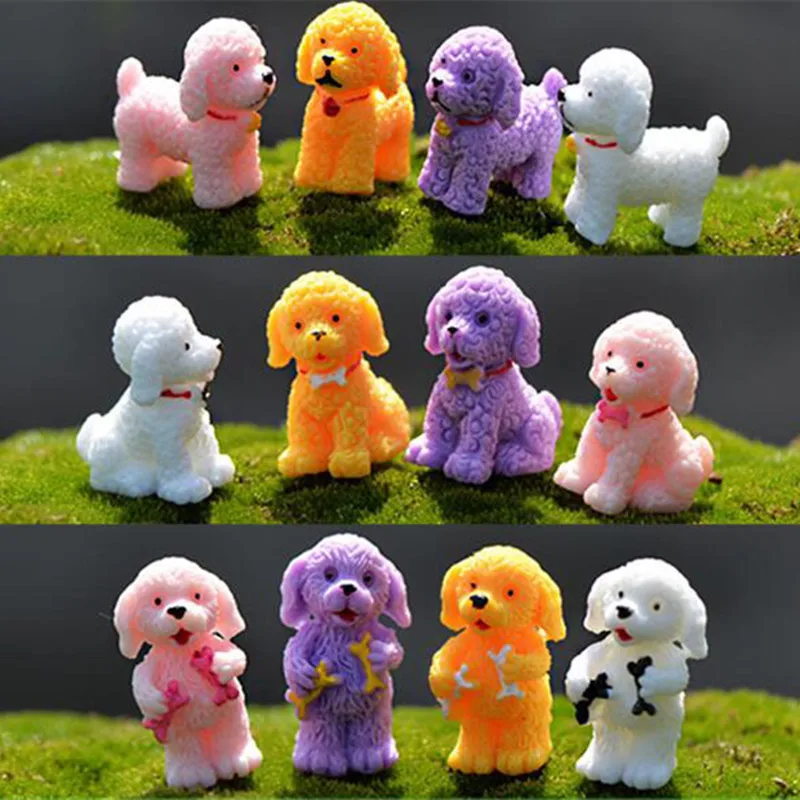 Собаки животные миниатюрный садовый декор домашнее украшение для дома поделки DIY