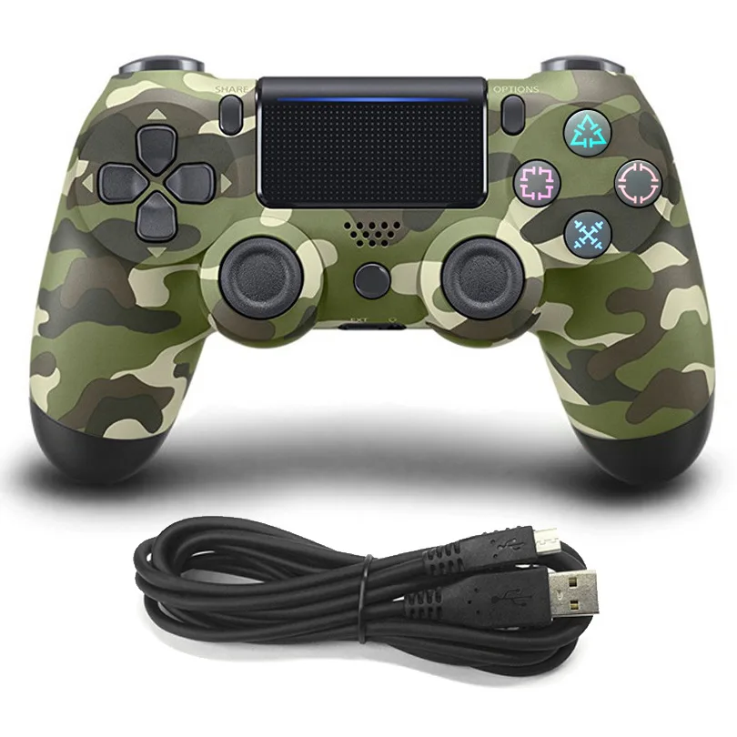 USB проводные Джойстики для Playstation 4 PS4 Dualshock Вибрационный джойстик контроллер