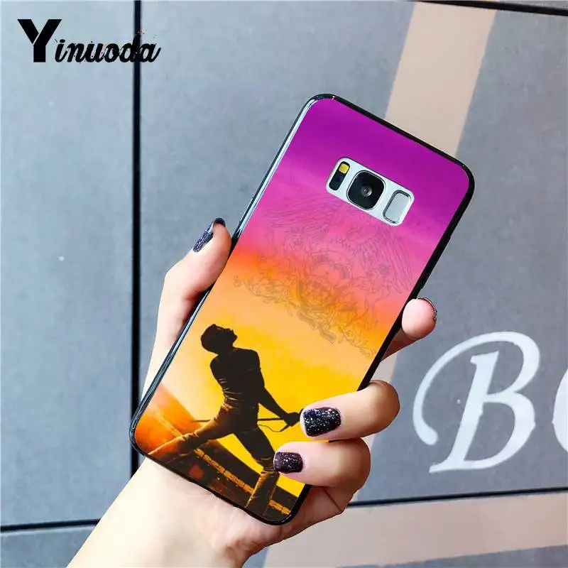 Yinuoda Фредди Меркури Queen band Новый чехол для телефона Fundas Samsung Galaxy S9 plus S7 edge S6 S10