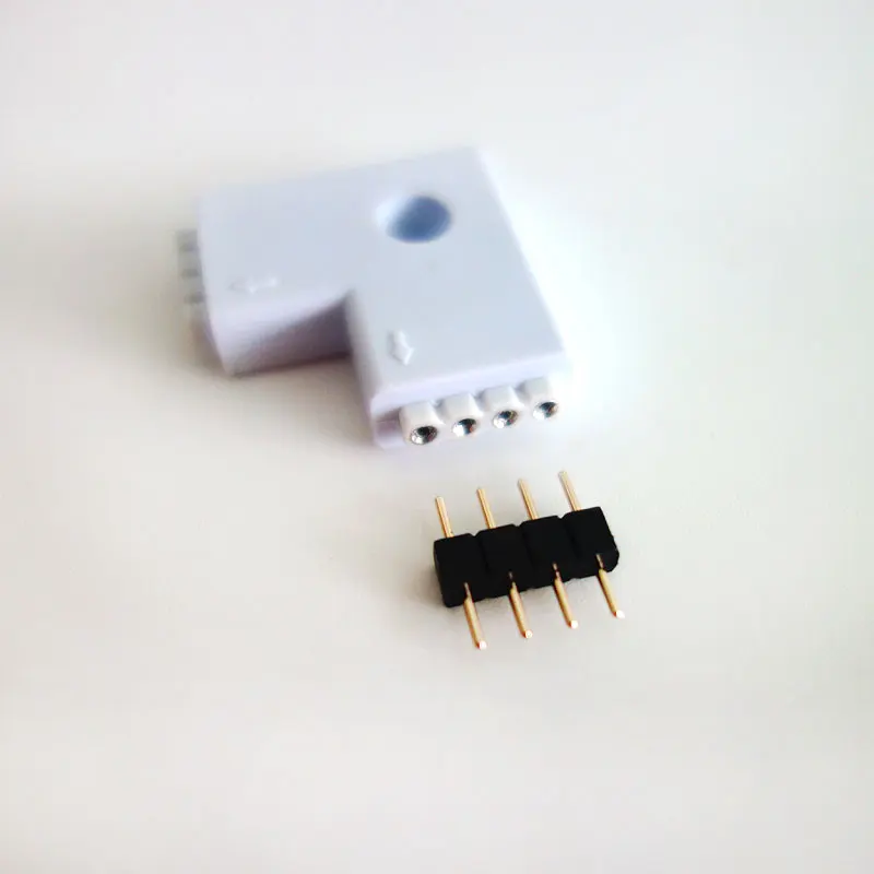 X Т &quotL&quot Форма 4 Pin гнездовой разъем для 3528 5050 RGB Светодиодные ленты|Соединители| |