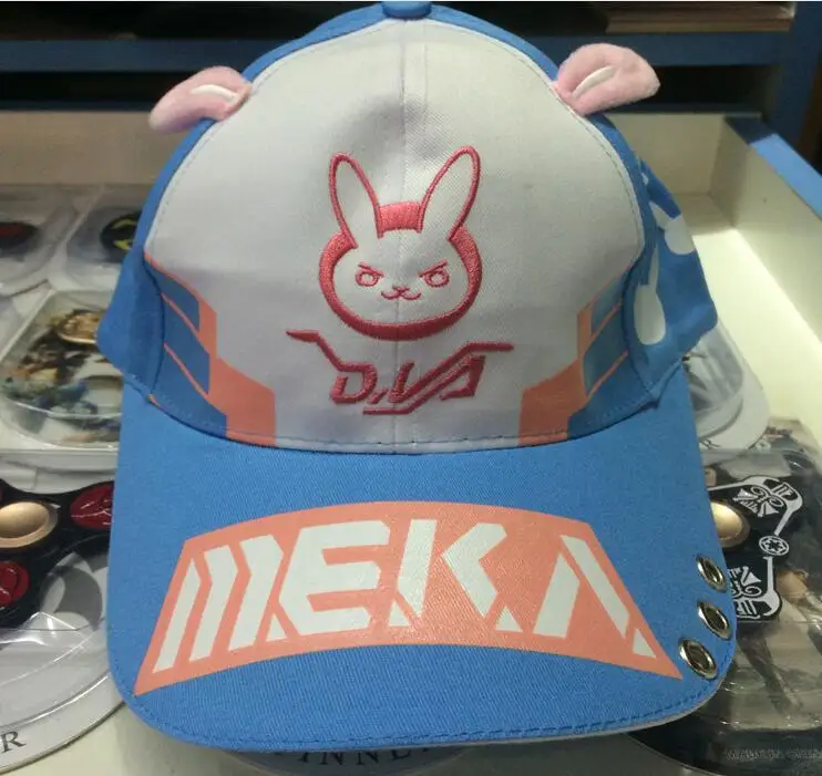 Часы над косплей игра OW DVA D. VA костюм свитера Рубашка шапка рубашка комплект