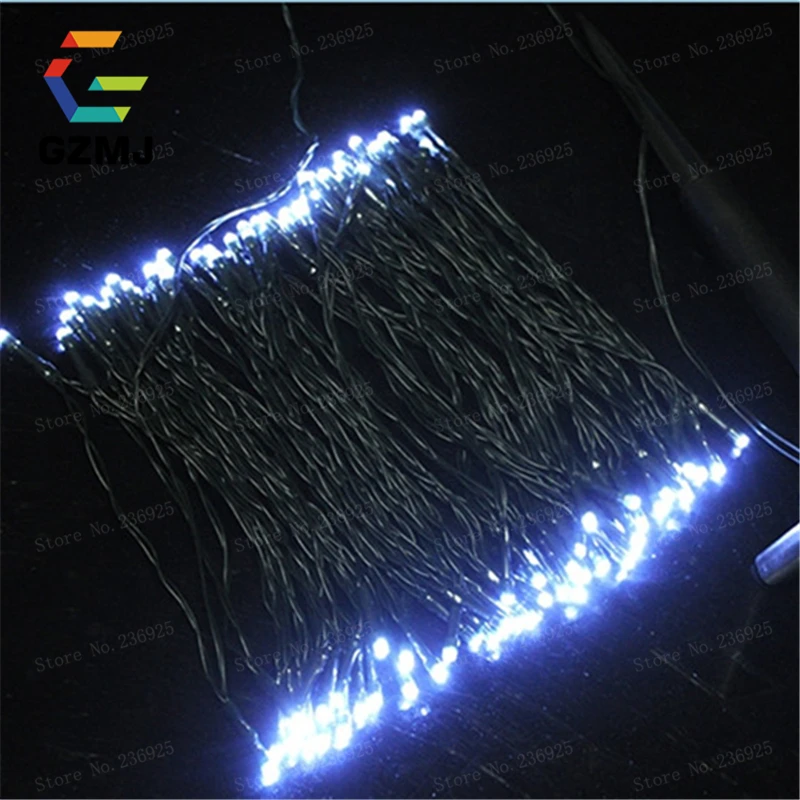 10 м Солнечный светодиодный светящиеся гирлянды украшения рождественской елки