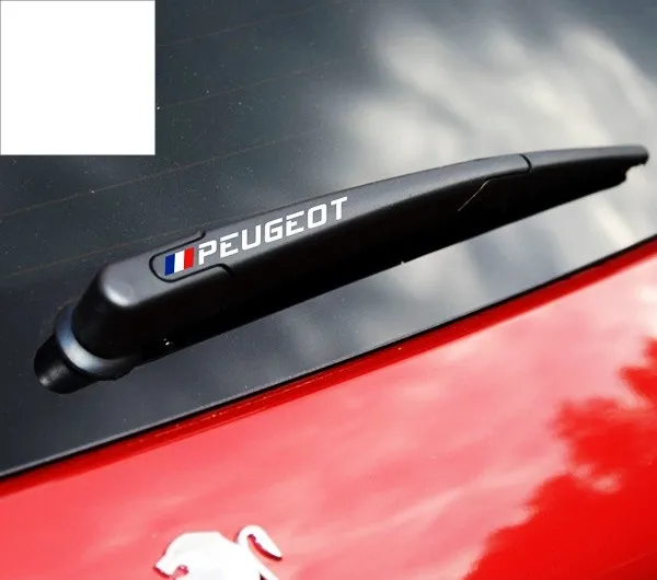 Для Peugeot Автомобильная тряпка-щетка Светоотражающая наклейка (2 шт) | Автомобили и
