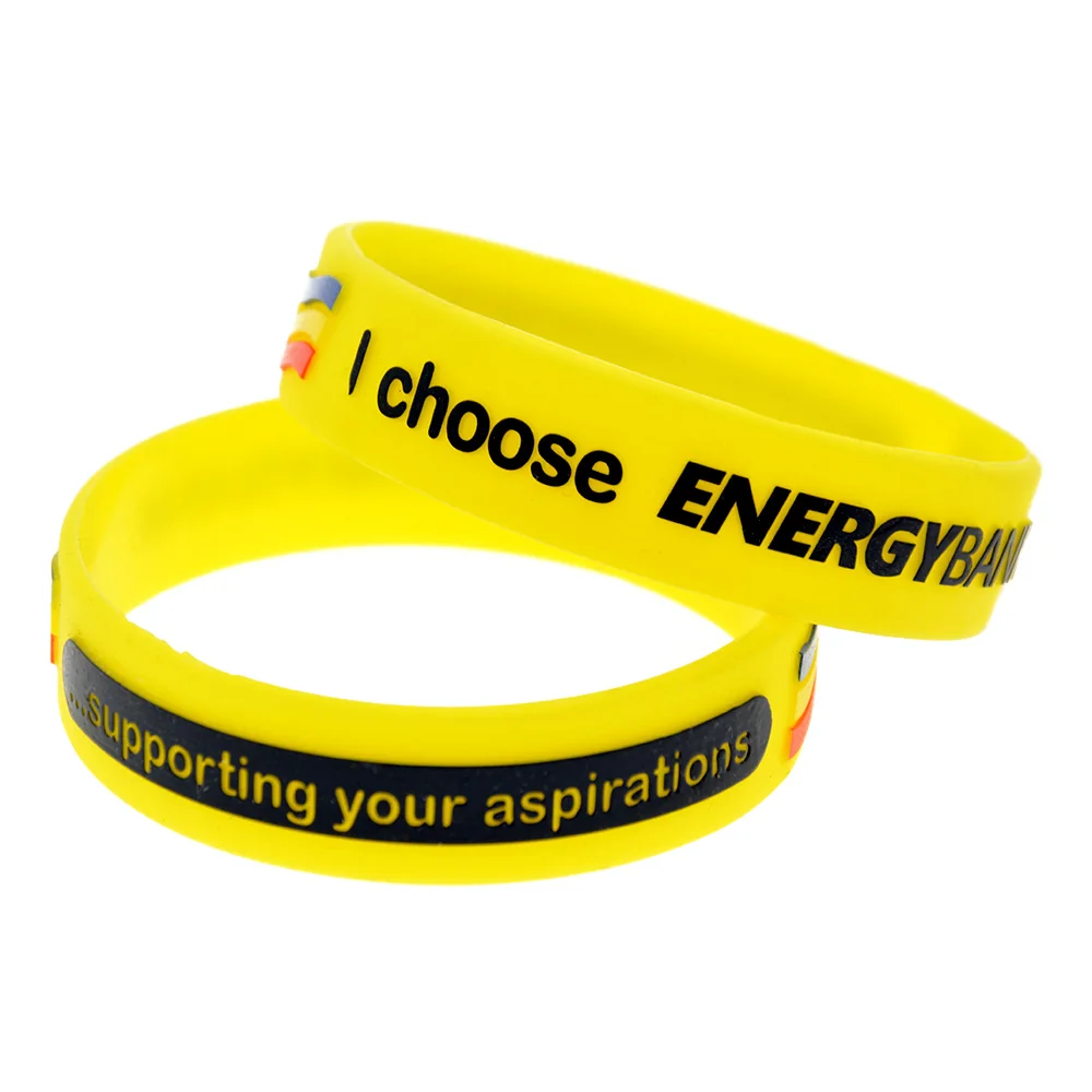 Рельефный логотип OneBandaHouse рекламный силиконовый браслет | Украшения и аксессуары