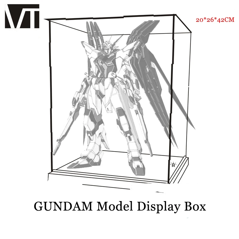 PG MG RG HG SD Gundam модель глиняная Мужская экшн фигурка акриловая коробка с дисплеем