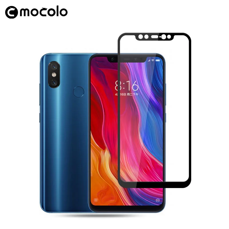 for Xiaomi Mi 8 Screen Protector Mocolo 9H Full Cover Full Glue Adhesive Tempered Glass for Xiaomi Mi 8 SE Screen Protector