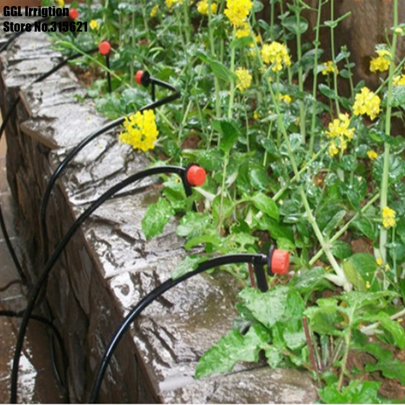 Автоматическая система капельного орошения 20 м капельных сопла садовые наборы