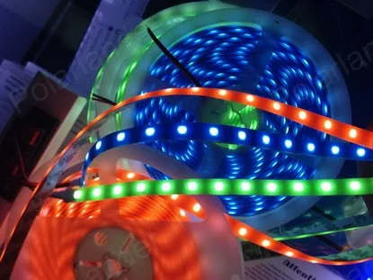 60 светодиодов DC 12 В smd 5050 однорядные светодиодные полосы RGB 120 5 м белый