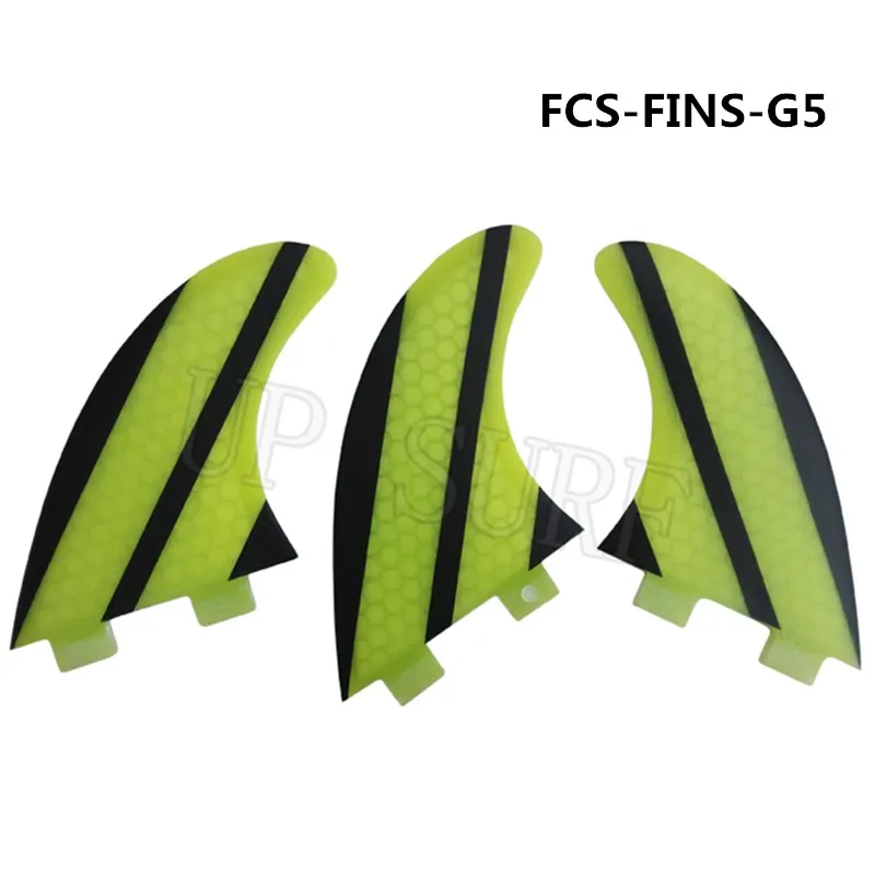 Новые плавники FCS G5 гребень для меда желтые бесплатная доставка|fcs fins g7|fins g7fcs |