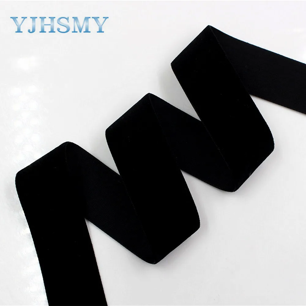 YJHSMY D 171230 266 25 мм 10 ярдов сплошной цвет Флокирование термопечать grosgrain Свадебные