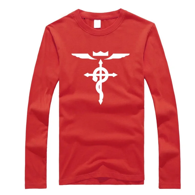 

Unisex Anime Cosplay Fullmetal Alchemist Cotton Long Sleeve T-Shirt Tee T Shirt