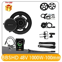 Bafang мотор комплект BBS02B бесщеточный мотор 48В 500 Вт середине приводной двигатель электрический Conversion Kit Набор для электровелосипеда двигателя Bicicleta Eletrica