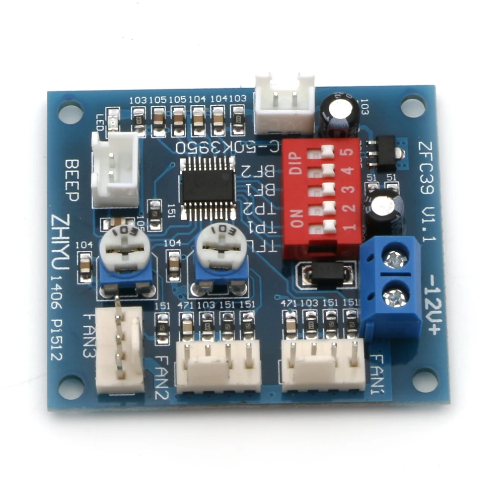 PWM 12V CPU PC Вентилятор контроль температуры регулятор скорости модуль высокая