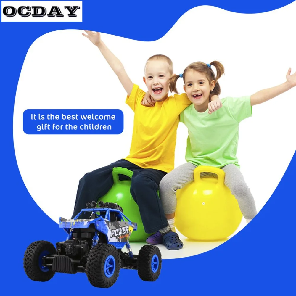 OCDAY Мальчики RC пульт дистанционного управления Автомобили 2 4 ГГц 4WD рок сканеры
