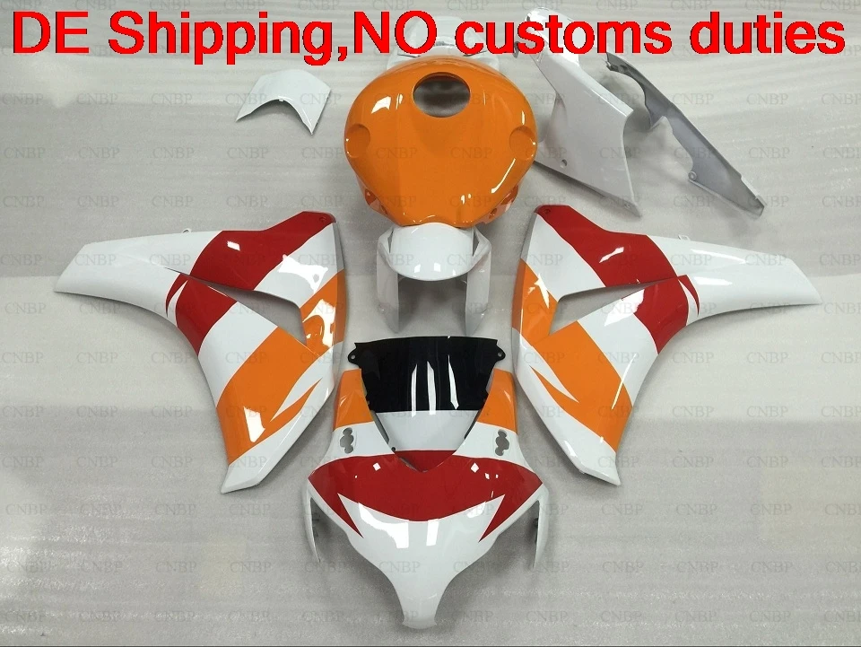 Кузов для Honda Cbr1000 RR CBR1000RR REPSOL Fireblade CBR 1000 2008 2009 2010 2011 08 09 10 11 Неокрашенный Комплект
