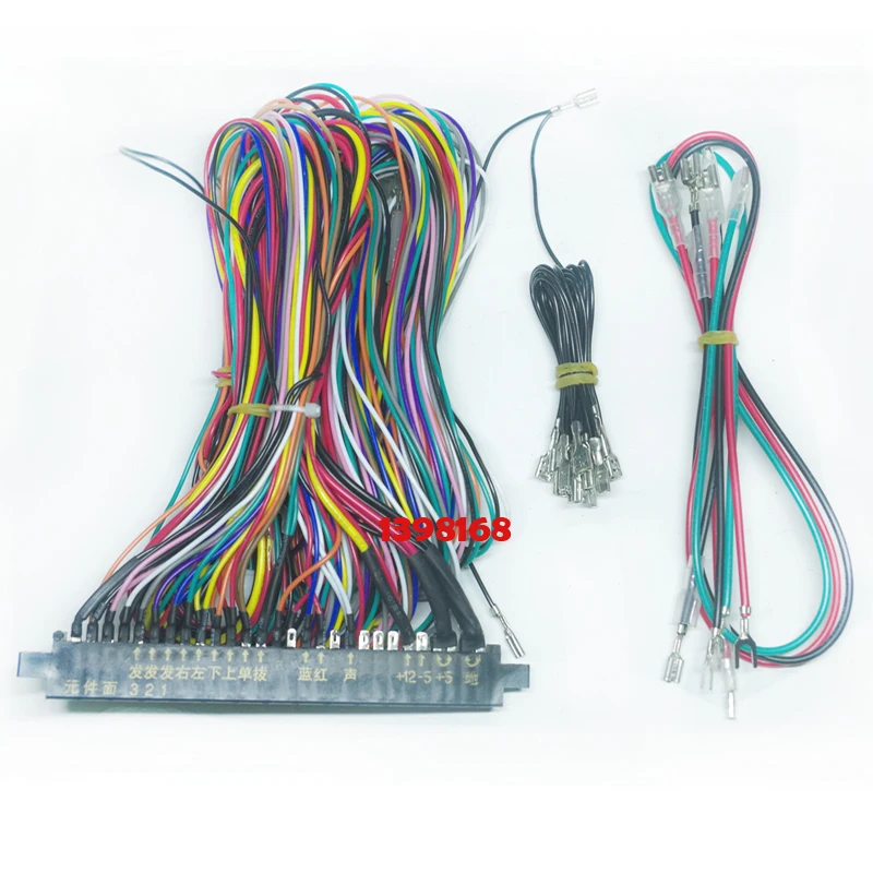 Аркадный жгут JAMMA 56 Pin проводной ткацкий станок 2 игрока джойстик и 6 кнопок на