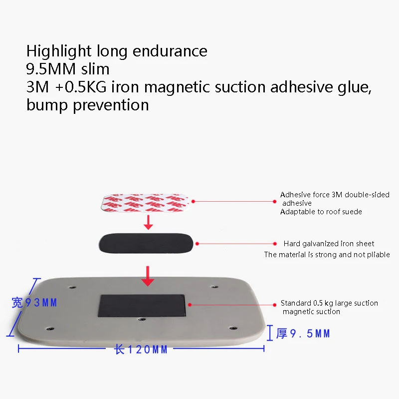 Светодиодный светильник белого цвета для автомобиля потолочный крыш внутренний