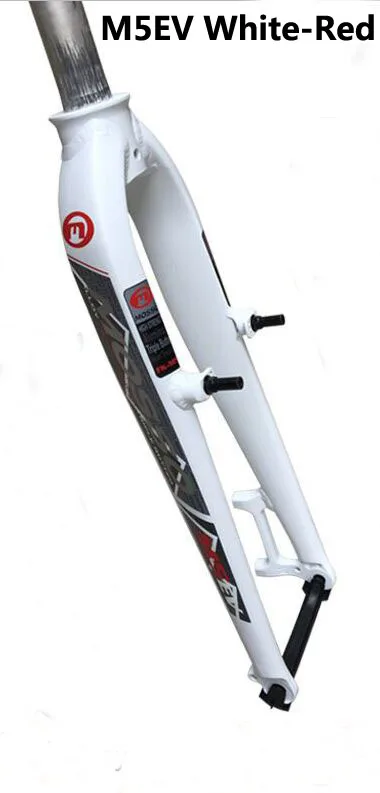 M5EV White Mosso вилка M6 M5E M5EV M3 дорожный MTB вилка v тормоз для 26 27,5 29 Велосипедная вилка Передняя вилка разные к SR SUNTOUR горячая Распродажа - Цвет: M5EV White