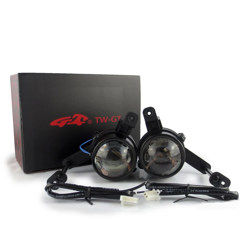 1 пара автомобильный Стайлинг 2 5 дюйма foglamp объектив проектора прожектор hid bi xenon 12