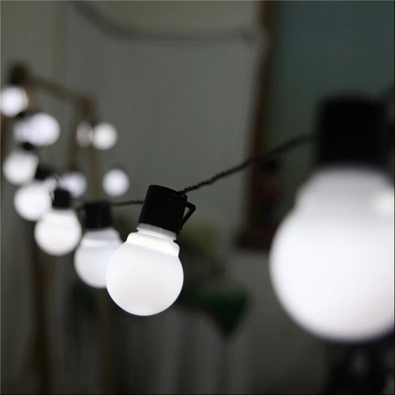 Новинка 20 LED G45 Глобус Соединительная гирлянда из шариковых ламп для вечеринки