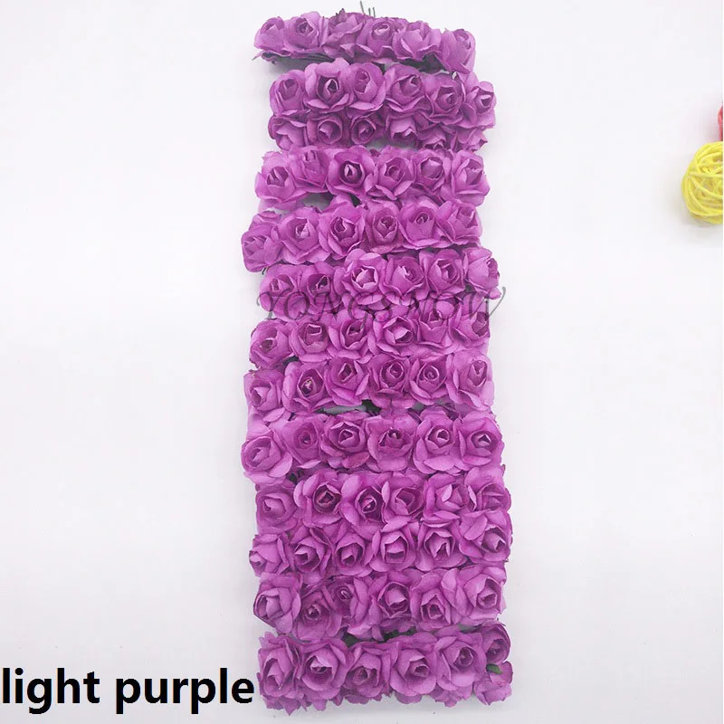 144 шт. разноцветные декоративные цветы сливы 2 см|flower wreath|flower wrapping paperpaper flower cutting |